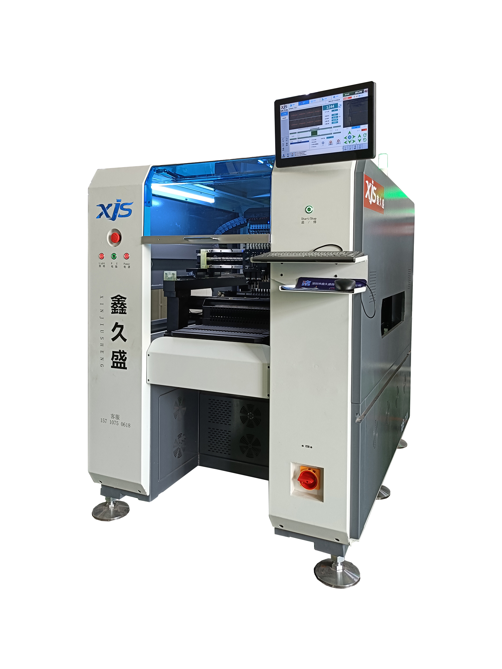 十二頭高速貼片機(jī)SMT貼片機(jī)Pick and Place machine 12heads